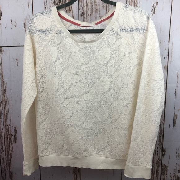 Mason & Belle Tops - ⬇️$25 Mason & Belle XL Lacey. Creamy white.  M17